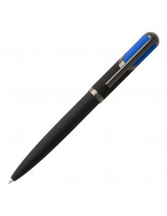 Stylo-bille Sheaffer Sagaris Metallic Blue avec attributs chromés.